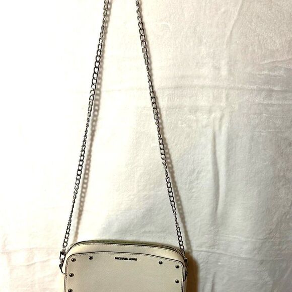 MICHAEL KORS Sandrine Stud Saffiano Leather CROSSBODY - Picture 2 of 8